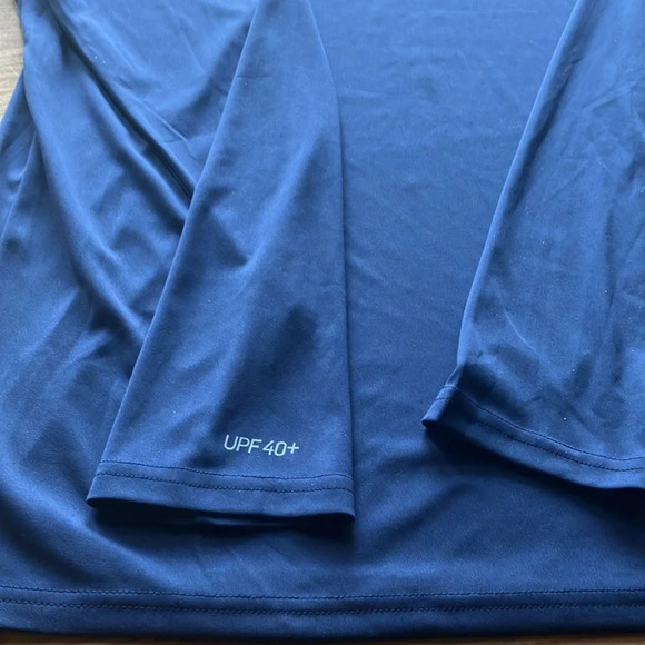 Nike Swim Dri-Fit Raglan Long Sleeve made of knit polyester. Size L Preowned - Picture 3 of 7